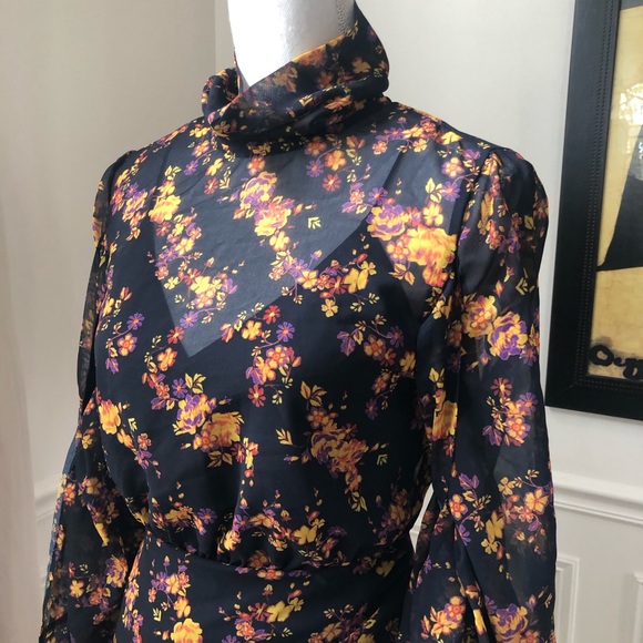 C/MEO Collective Heart Breaker Dress Ink NWT XS M - Picture 6 of 11